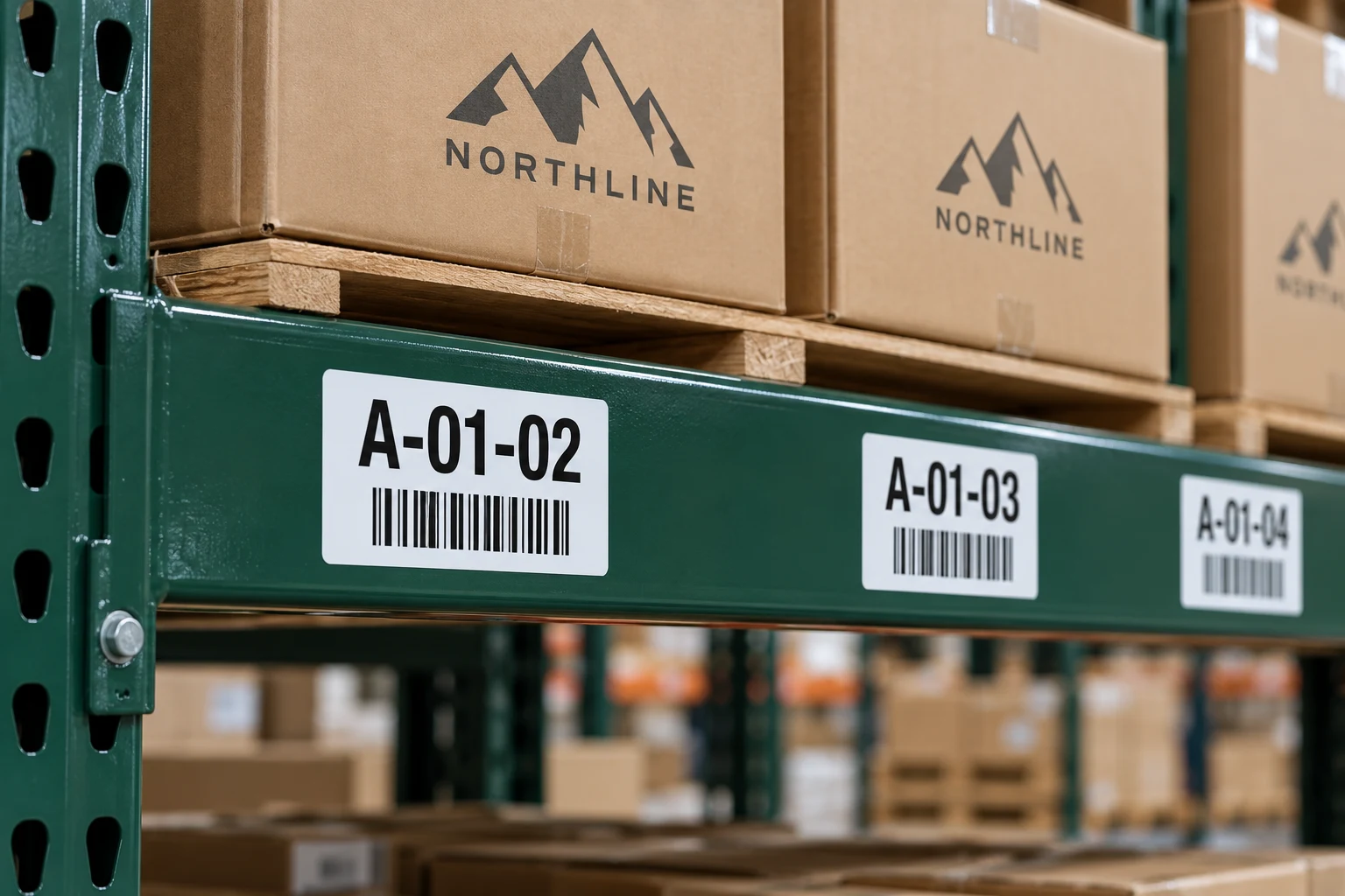 Illustrative warehouse & logistics labels